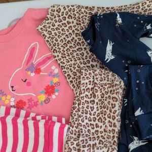 Pajamas set bundle for girl 6-12 month